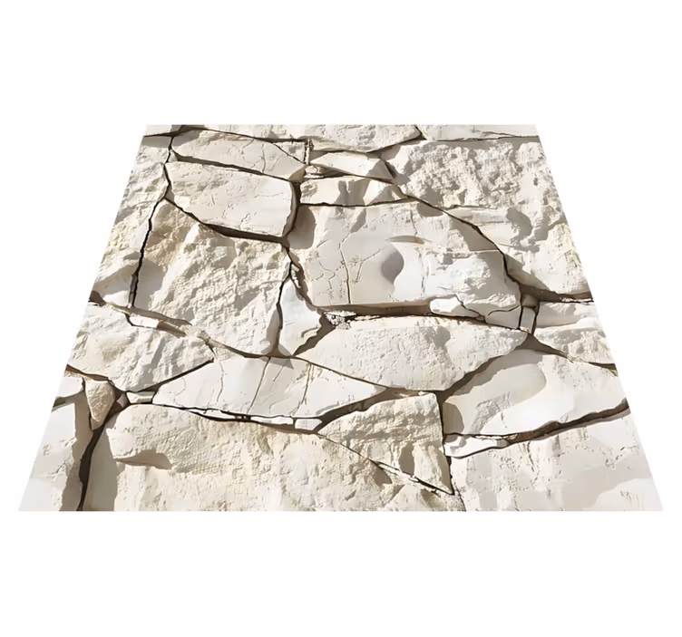 Alfombra vinílica textura beige claro - TenVinilo