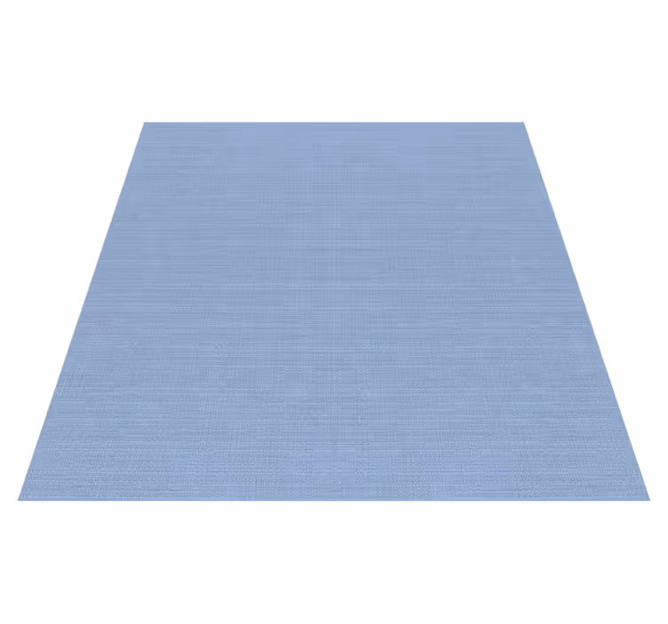 Alfombra vinílica textura motivo yute azul claro - TenVinilo