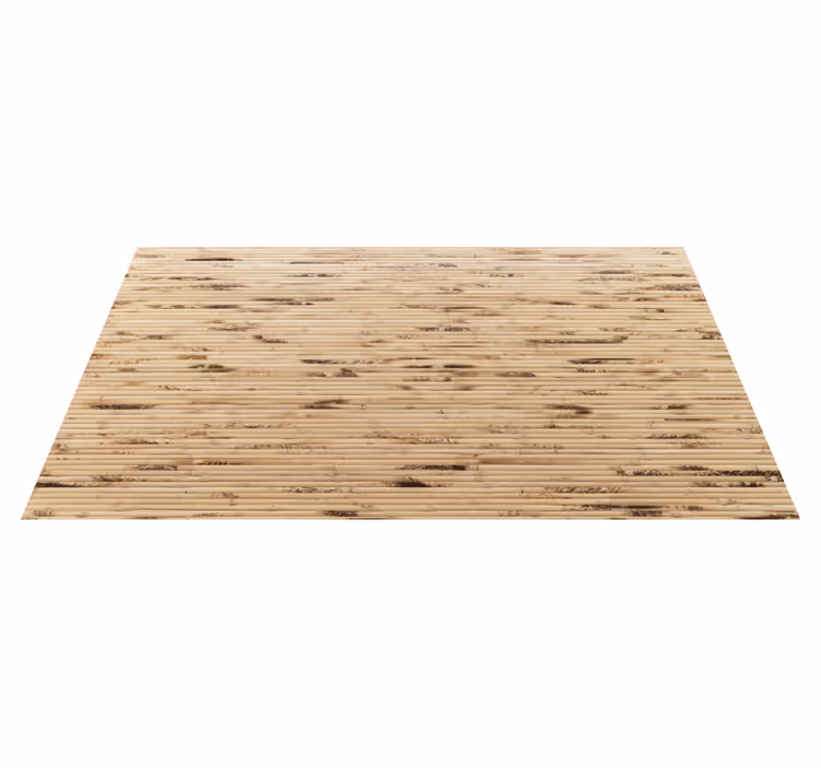 Alfombra vinílica recibidor palitos de madera marrón claro - TenVinilo