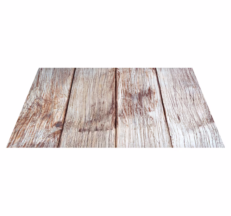 Alfombra vinílica recibidor tablones madera clara - TenVinilo