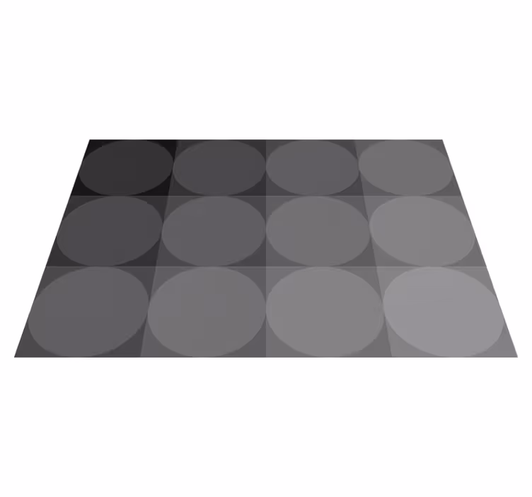 Alfombra vinílica gris fondo gris con formas elegantes - TenVinilo