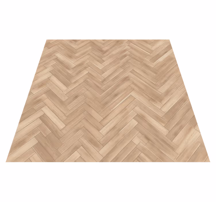 Alfombra vinílica marrón textura de madera clara - TenVinilo