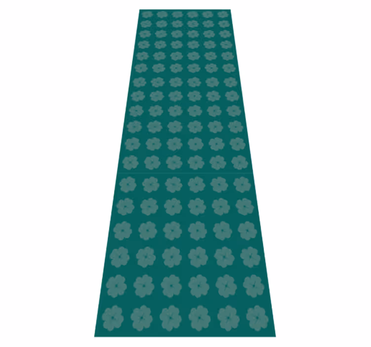 Alfombra vinílica verde con diseño del día de san patricio - TenVinilo