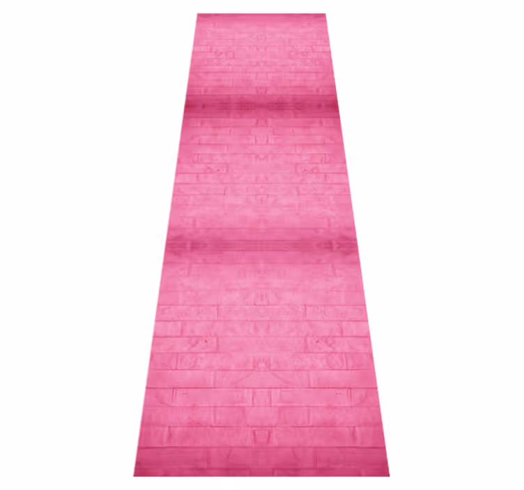Alfombra vinílica rosa ladrillo rosa intenso - TenVinilo