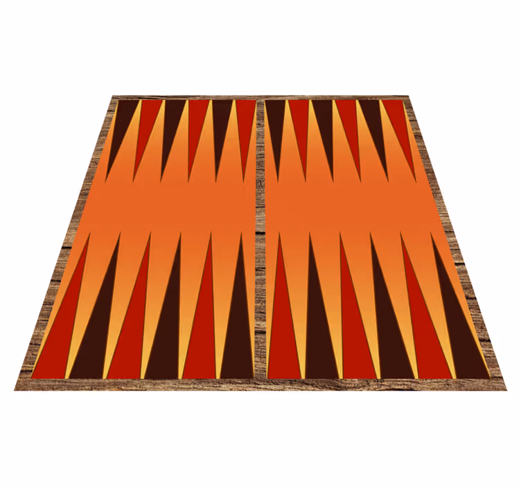 Alfombra vinílica infantil backgammon - TenVinilo