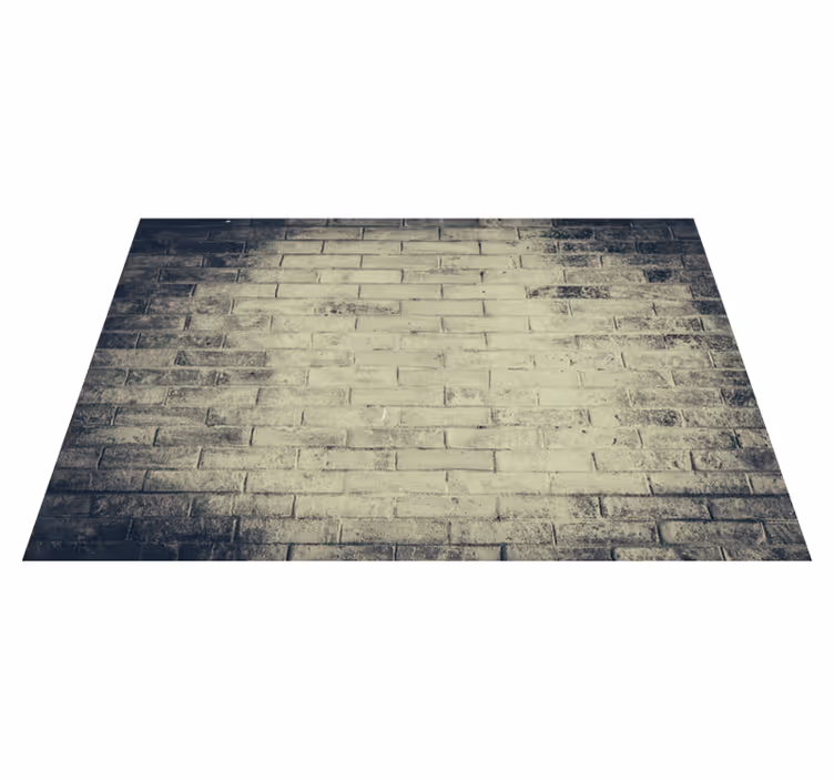 Alfombra vinílica ladrillo envejecido - TenVinilo