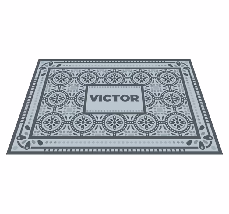 Alfombra vinílica personalizable mosaico personalizado - TenVinilo