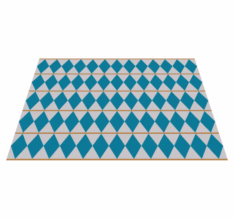 Alfombra vinílica geométrica diseño sueco - TenVinilo