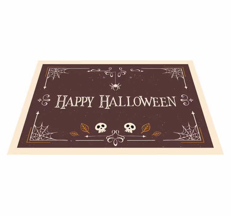 Alfombra vinílica Halloween tema de celebración de halloween - TenVinilo