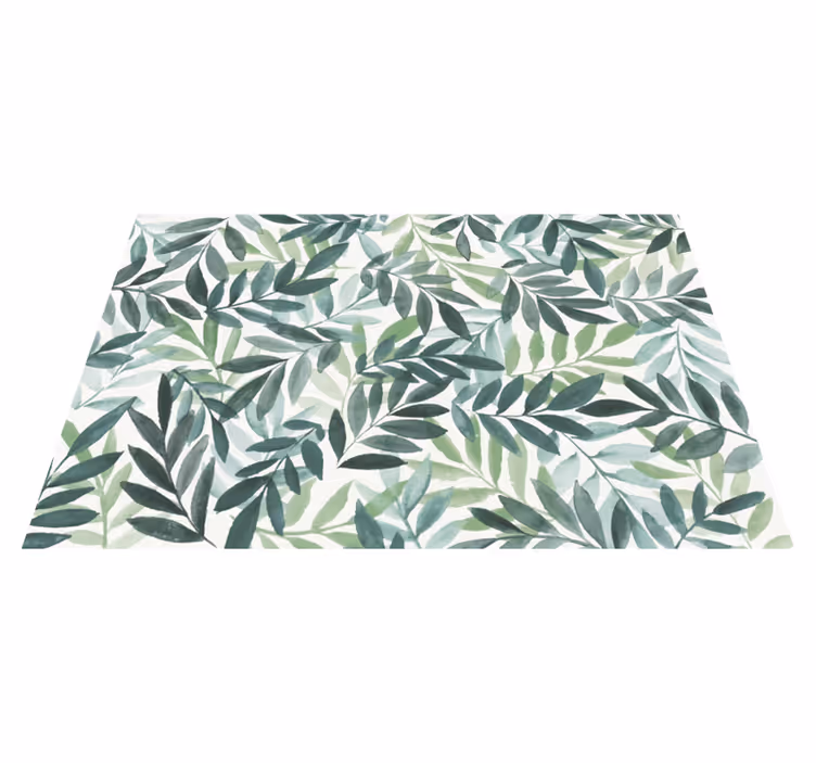 Alfombra vinílica dormitorio fondo natural - TenVinilo