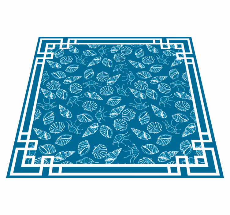 Alfombra vinílica animales motivo acuático - TenVinilo