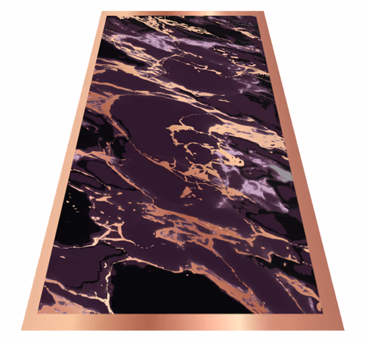 Alfombra vinílica imitación mármol patrón de mármol - TenVinilo