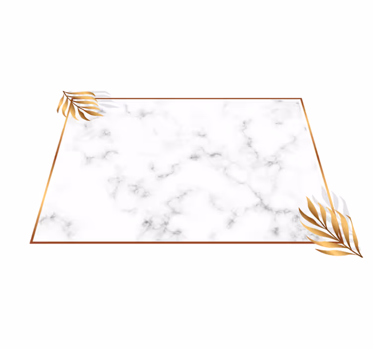 Alfombra vinílica imitación mármol elegancia en mármol - TenVinilo