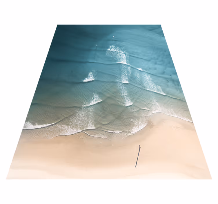 Alfombra vinílica naturaleza costa costera - TenVinilo