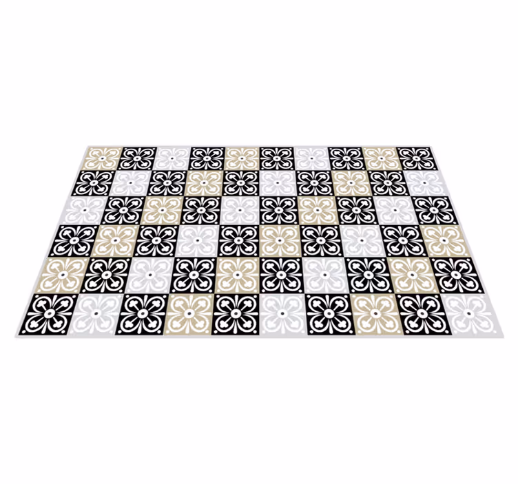 Alfombras de vinilo con azulejos hidráulicos - TenVinilo