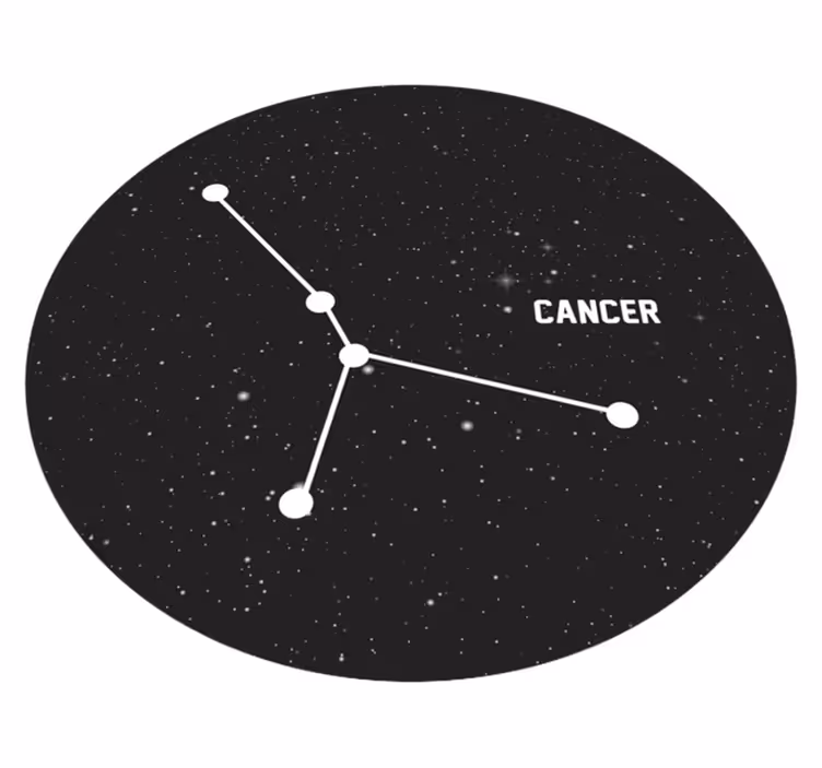 Alfombras vinílicas modernas Cáncer de signo del zodíaco - TenVinilo