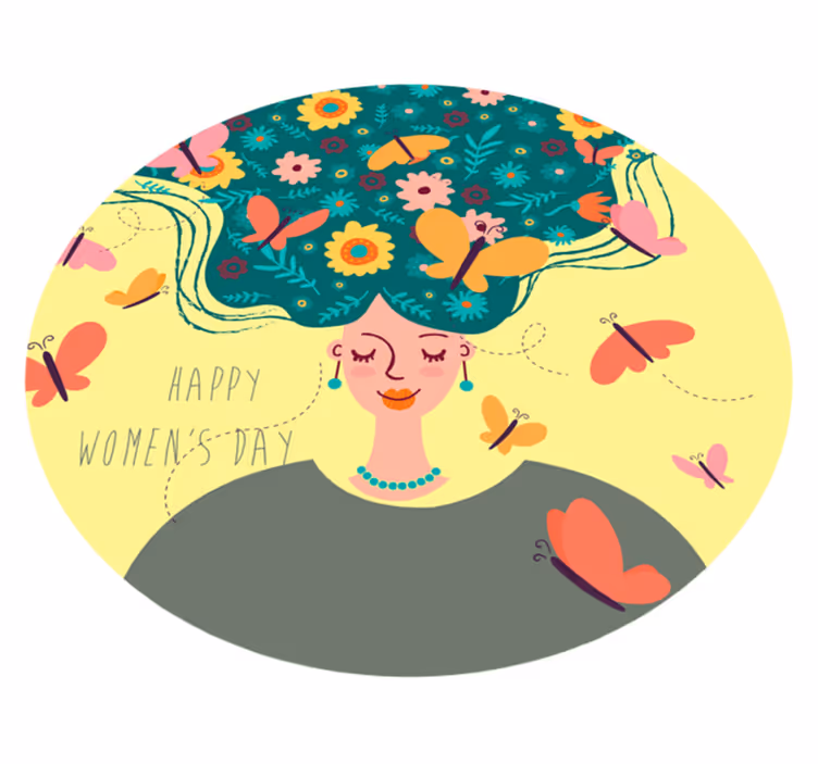 Alfombra vinílica evento feliz día de la mujer - TenVinilo