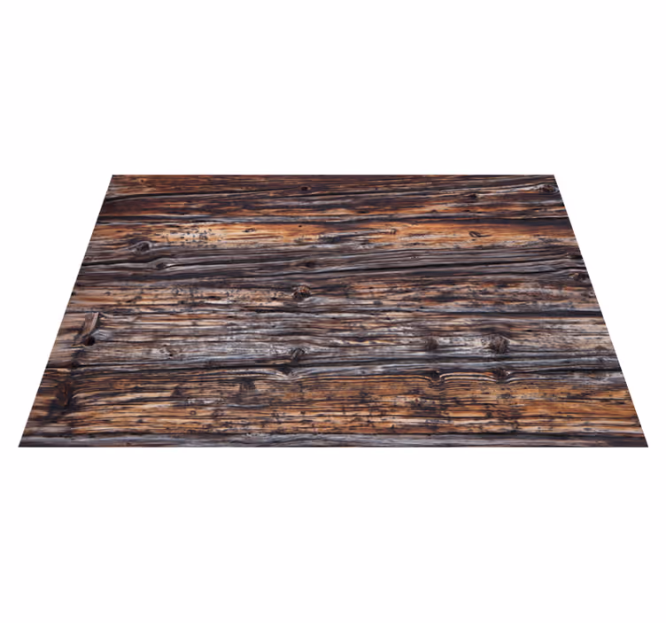 Alfombra vinílica textura madera Madera vintage - TenVinilo