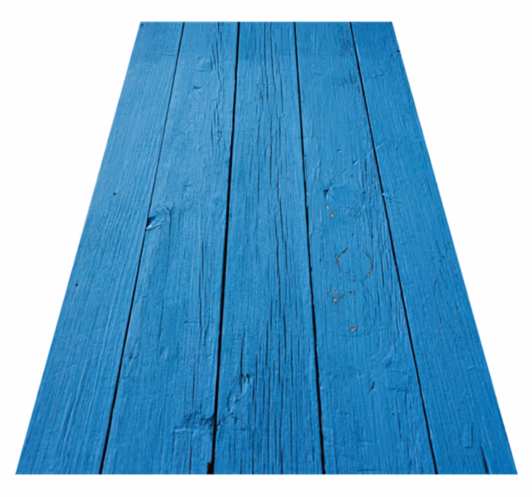 Alfombra vinílica textura madera Patrón de madera azul oscuro - TenVinilo