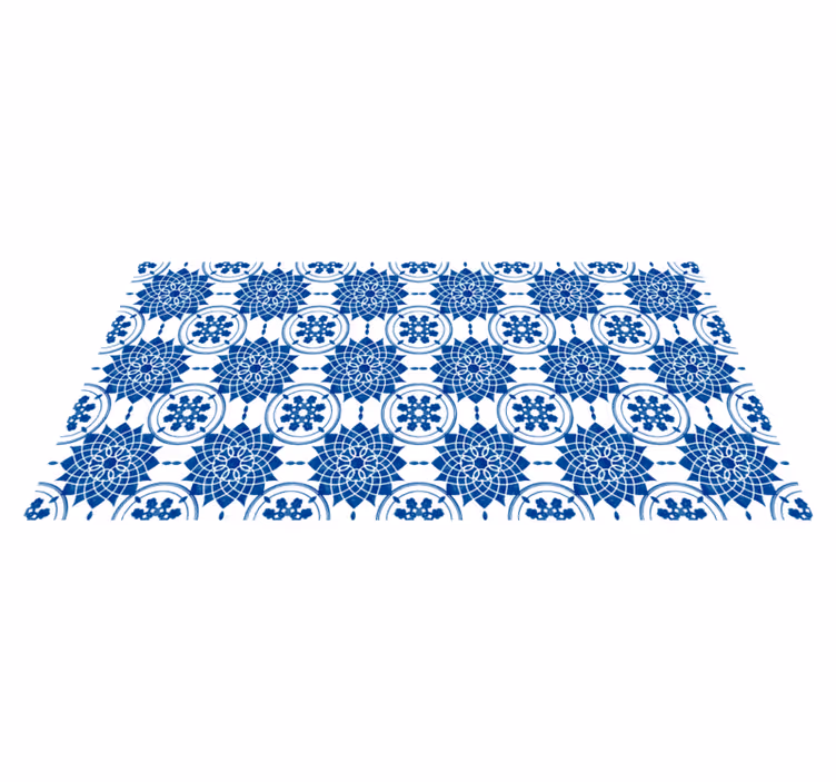 Alfombras vinílicas modernas Azulejos de ilustración - TenVinilo