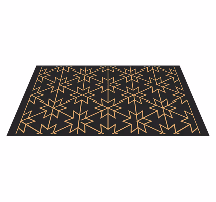Alfombra vinílica geométrica estallido geométrico - TenVinilo