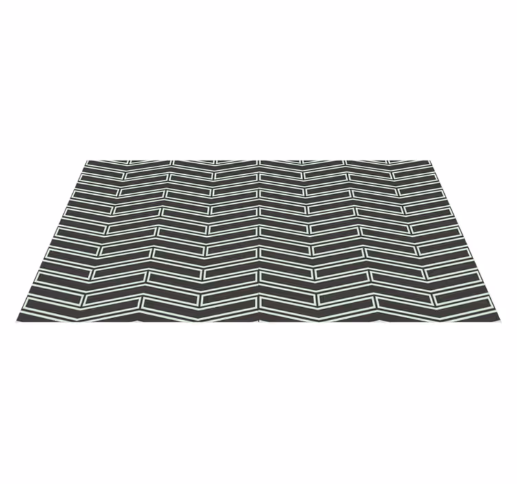 Alfombra vinílica nórdica Nórdicos y motivo blanco - TenVinilo