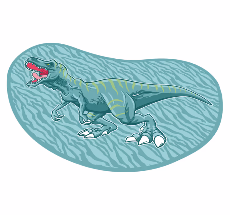 Aflombra vinílica animales Raya tiranosaurio rex dinosaurio - TenVinilo