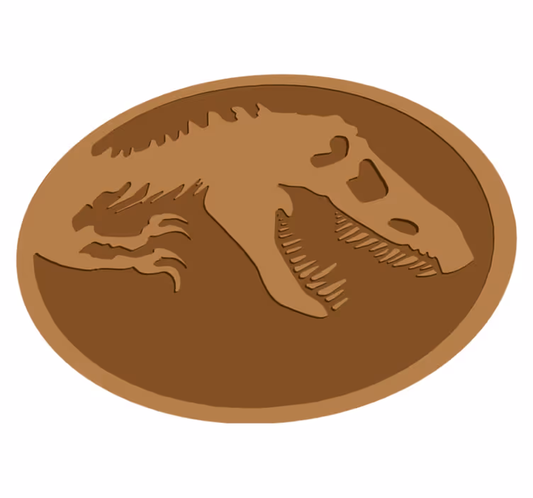Alfombra vinílica animales fósiles de dinosaurio - TenVinilo