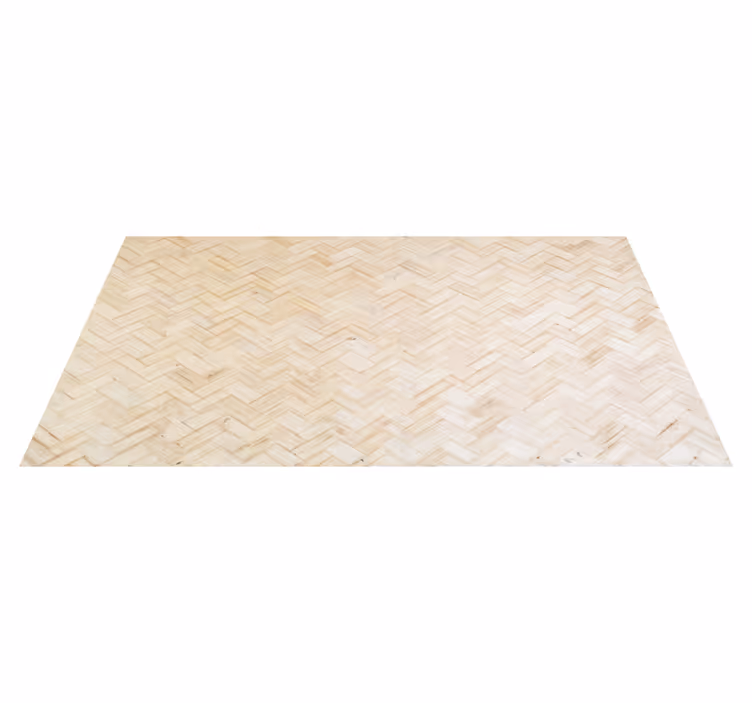 Alfombra vinílica textura parquet en espiga - TenVinilo