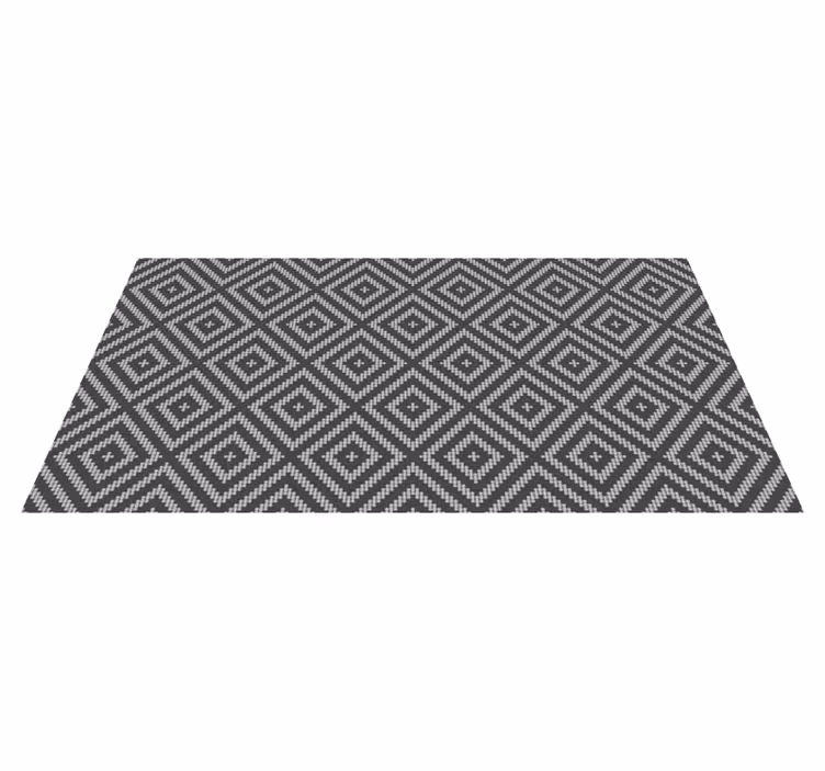 Alfombras de vinilo de azulejos Azulejo estampado gris - TenVinilo