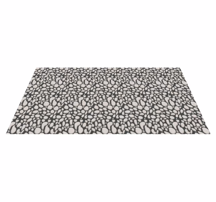 Alfombra vinílica moderna imitación piedras - TenVinilo