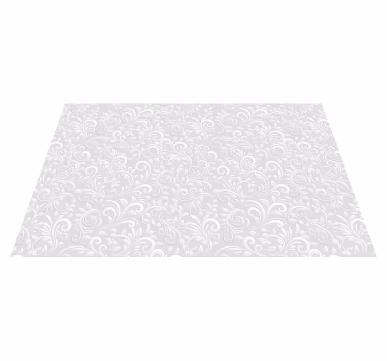 Alfombra vinílica despacho Patrón de remolino 3d - TenVinilo