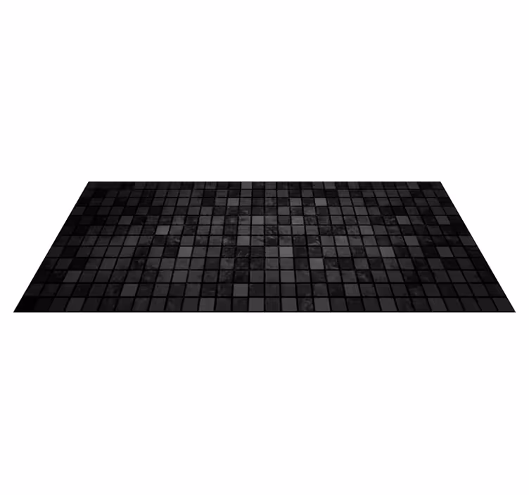 Alfombra vinílica mosaico detalle de textura de mosaico - TenVinilo
