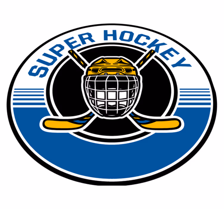 Alfombra vinílica juegos emblema de hockey - TenVinilo