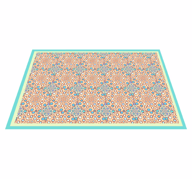 Alfombra vinílica dormitorio elegante estampado botánico - TenVinilo