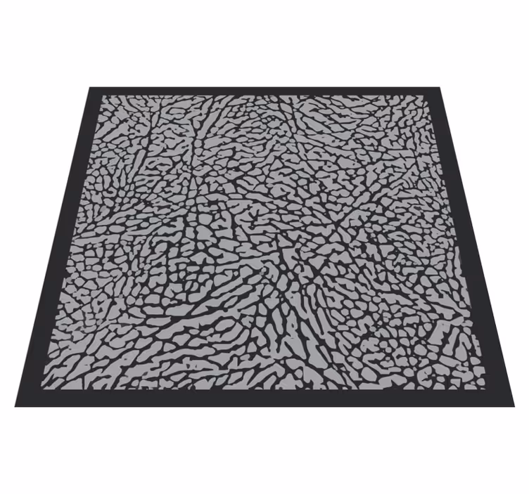 Alfombra vinílica animal print Impresión de elefante - TenVinilo