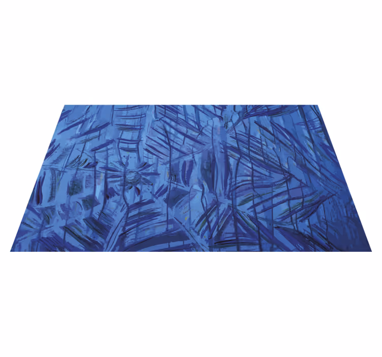 Alfombra vinílica naturaleza estampa de follaje exótico - TenVinilo
