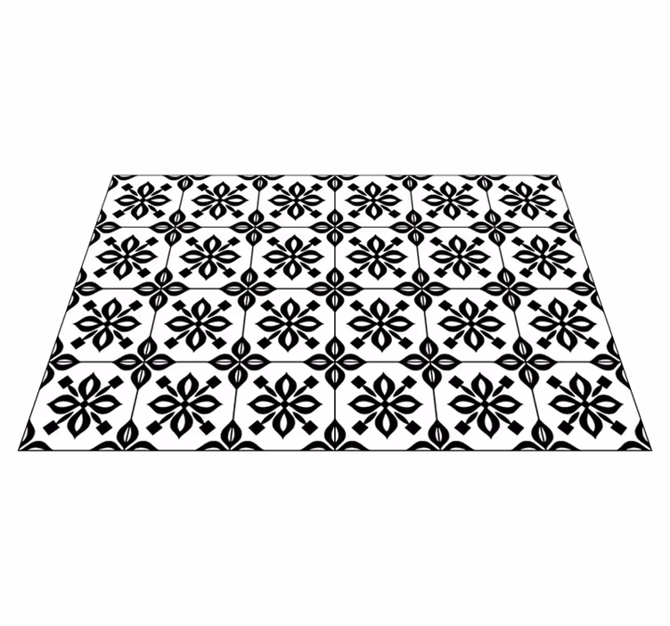 Alfombra hidráulica vinílica de mandalas - TenVinilo