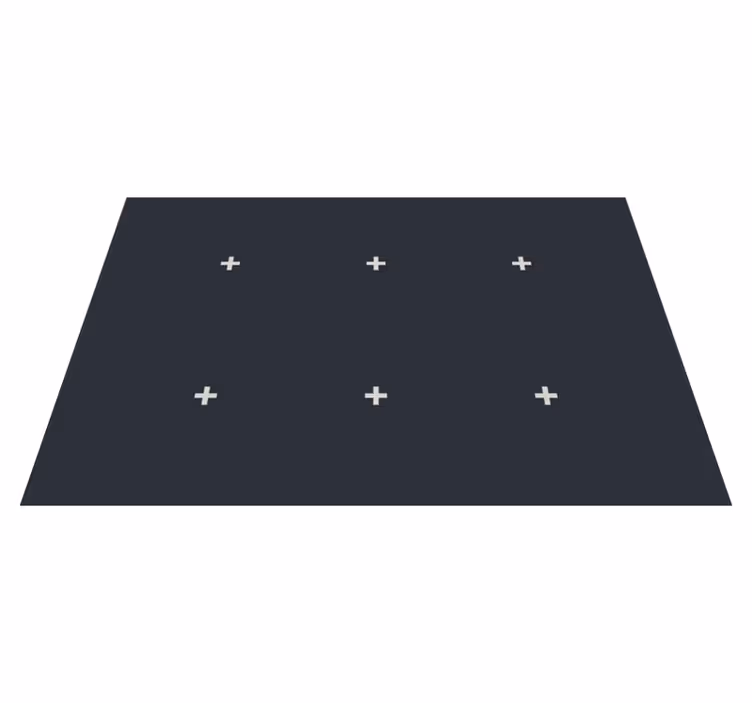 Alfombra vinílica minimalista patrón geométrico oscuro - TenVinilo