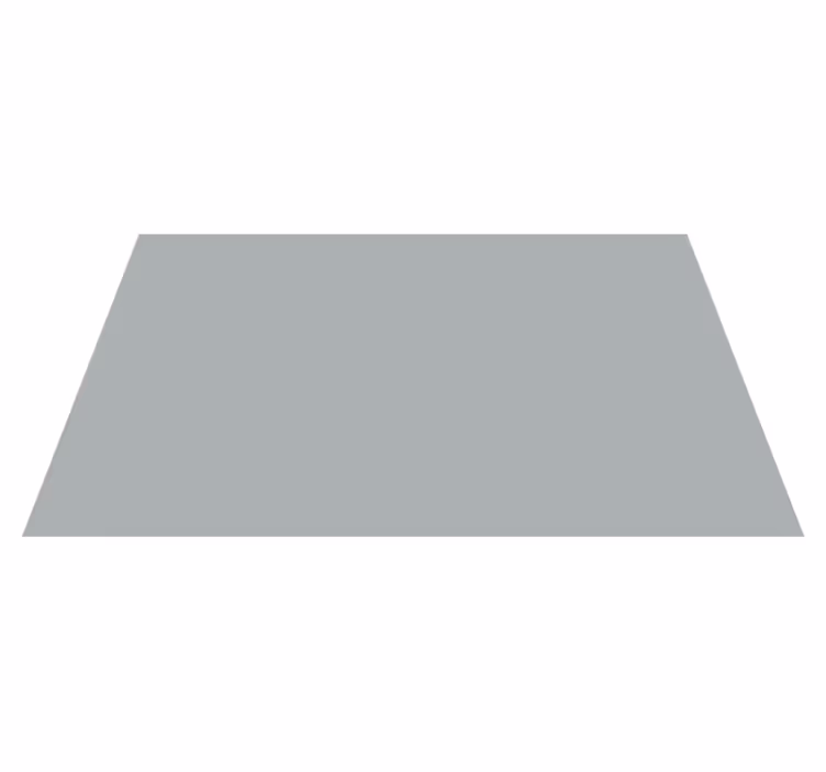 Alfombra vinílica gris rectangular - TenVinilo
