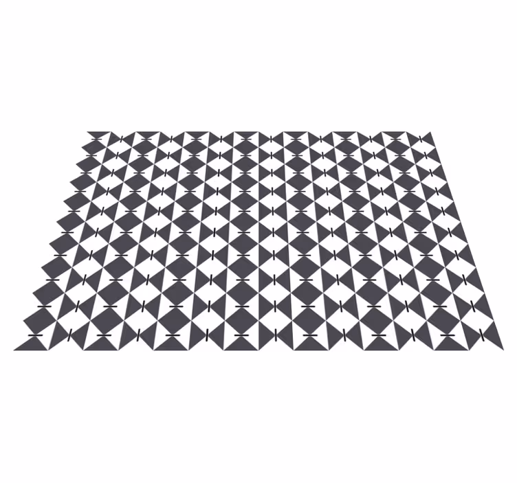 Alfombra vinílica cuadrados estilo nórdico - TenVinilo
