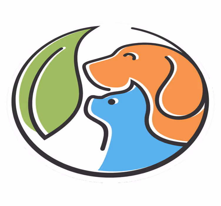 Aflombra vinílica animales Iconos de perros y gatos - TenVinilo