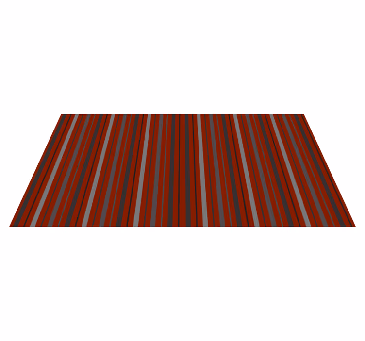 Alfombra vinílica rayas diseño vertical granate - TenVinilo