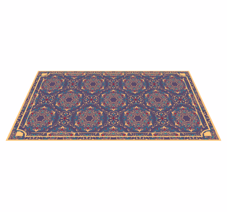 Alfombra vinílica mandala motivos mandala complejos - TenVinilo
