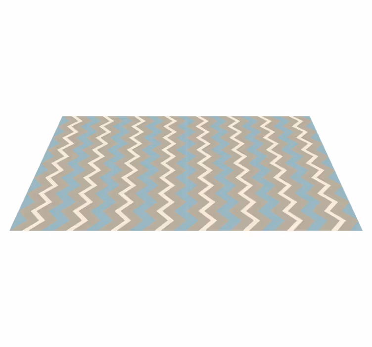Alfombra vinílica rayas estilo de motivo chevron - TenVinilo