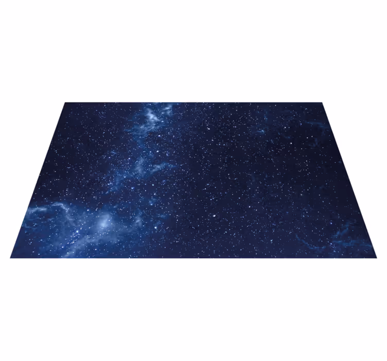Alfombra vinílica estrellas tarde celestial - TenVinilo