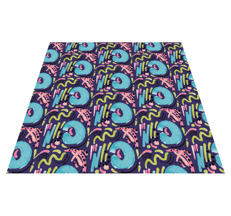 Alfombra vinilo cuadrada Patrón de manchas de acuarela abstracta - TenVinilo