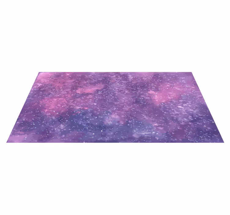 Alfombra vinílica estrellas vista galáctica estrellada - TenVinilo