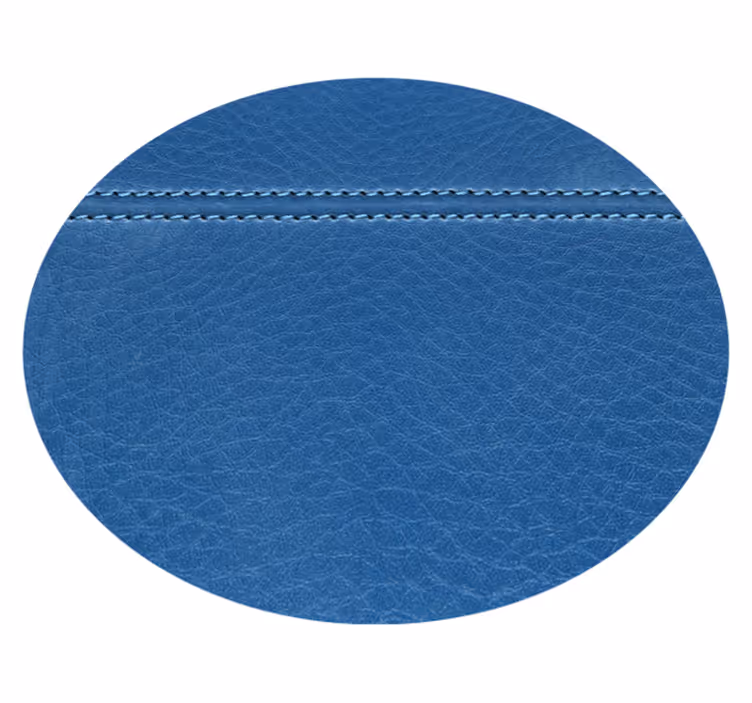 Alfombra vinílica textura efecto cuero azul - TenVinilo