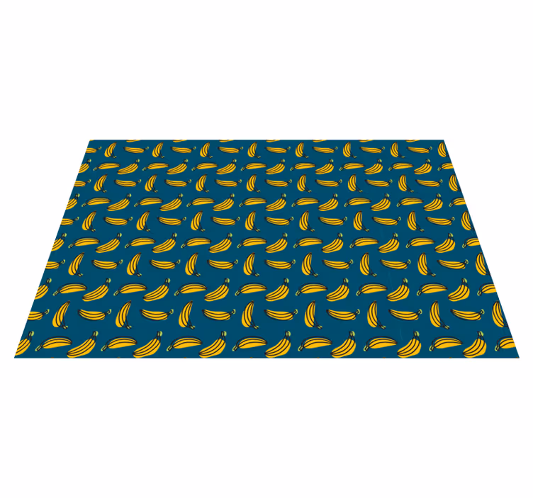 Alfombra vinílica textura patrón de plátano - TenVinilo